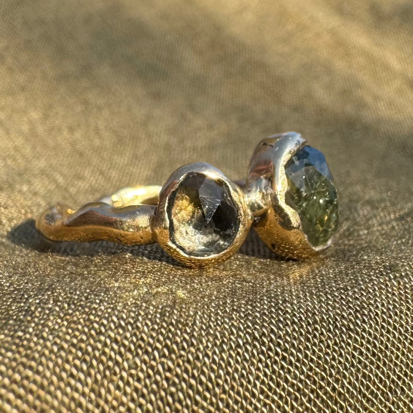 Green Isla Ring - 9ct