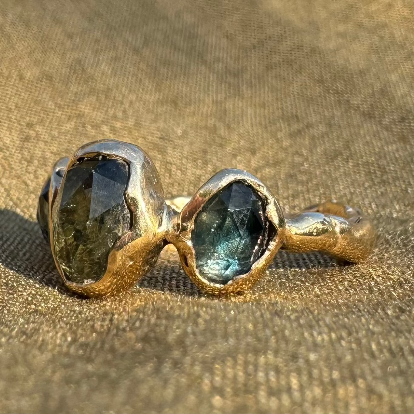 Green Isla Ring - 9ct